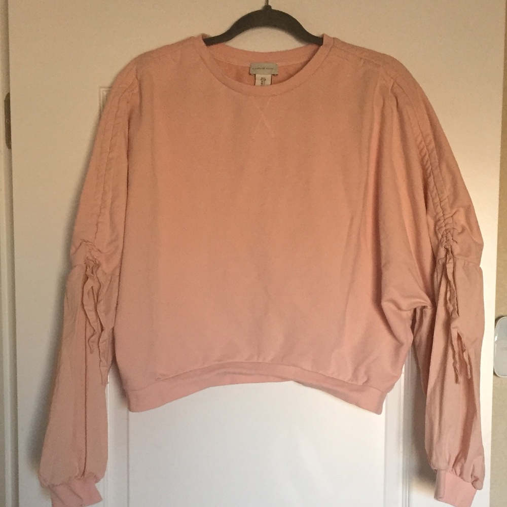A Pictures Worth Ruched Balloon Sweatshirt